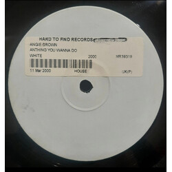 Angie Brown Anything You Wanna Do USED VINYL 12INCH WHITE LABEL