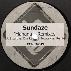 Sundaze Mañana (Remixes) USED VINYL 12INCH PROMO