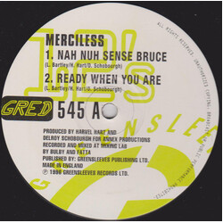 Merciless Nah Nuh Sense Bruce / Ready When You Are USED VINYL 12INCH 45 RPM