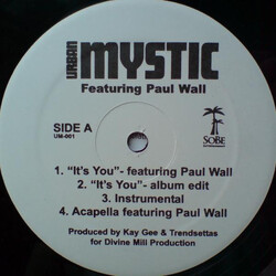 Urban Mystic / Paul Wall It's You USED VINYL 12INCH 33 S RPM