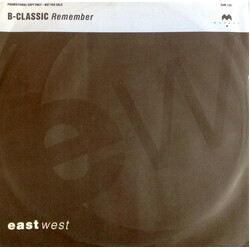 B-Classic Remember USED VINYL 12INCH 33 S RPM PROMO