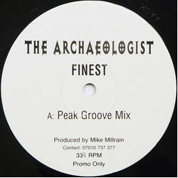 The Archaeologist (2) Finest USED VINYL 12INCH WHITE LABEL PROMO