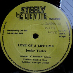 Junior Tucker Love Of A Lifetime USED VINYL 12INCH 45 RPM