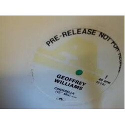 Geoffrey Williams Cinderella USED VINYL 12INCH PROMO