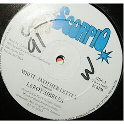 Leroy Sibbles Write Another Letter USED VINYL 12INCH 45 RPM