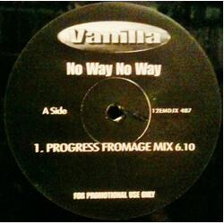 Vanilla (2) No Way No Way USED VINYL 12INCH PROMO