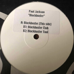 Paul Jackson Blockbuster USED VINYL 12INCH WHITE LABEL