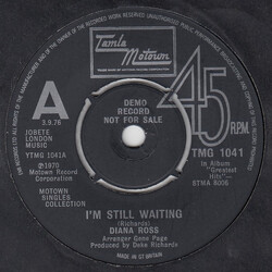 Diana Ross I'm Still Waiting / Touch Me In The Morning USED VINYL 7INCH SINGLE 45 RPM PROMO