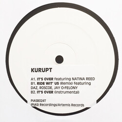 Kurupt It's Over USED VINYL 12INCH WHITE LABEL