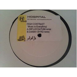 High Contrast Music Is Everything (Remixes) USED VINYL 12INCH 45 RPM WHITE LABEL