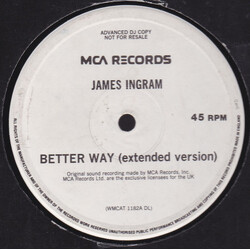 James Ingram Better Way USED VINYL 12INCH 45 RPM PROMO