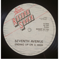 Seventh Avenue No Mans Land / Ending Up On A High USED VINYL 12INCH PROMO