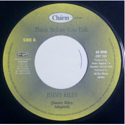Jimmy Riley Think Before You Talk USED VINYL 7INCH 45 RPM