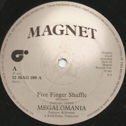 Megalomania (2) Five Finger Shuffle USED VINYL 12INCH 45 RPM SINGLE