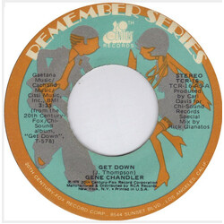 Gene Chandler Get Down / When You're #1 USED VINYL 7INCH SINGLE 45 RPM REISSUE