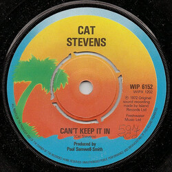 Cat Stevens Can't Keep It In USED VINYL 7INCH 45 RPM REISSUE