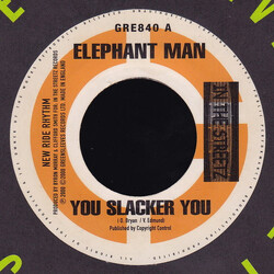 Elephant Man / Captain Barkey You Slacker You / Dah USED VINYL 7INCH 45 RPM