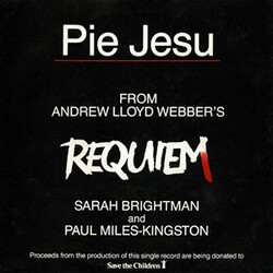 Sarah Brightman / Paul Miles-Kingston / Placido Domingo Pie Jesu USED VINYL 12INCH 45 RPM SINGLE