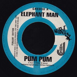 Elephant Man / Brooky 5 Pum Pum /  Do What U Want USED VINYL 7INCH 45 RPM STEREO