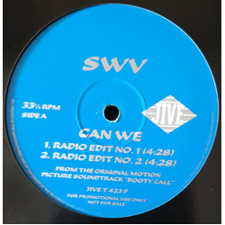 SWV Can We USED VINYL 12INCH 33 S RPM PROMO