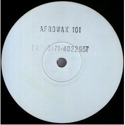 Afrowax English 101 USED VINYL 12INCH WHITE LABEL