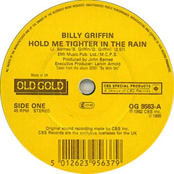 Billy Griffin Hold Me Tighter In The Rain / Serious USED VINYL 7INCH SINGLE REISSUE