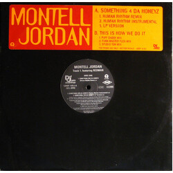 Montell Jordan Somethin' 4 Da Honeyz USED VINYL 12INCH 33 S RPM PROMO