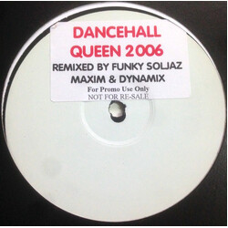 Funky Soljaz / Maxim (5) / Dynamix (2) Dancehall Queen 2006 USED VINYL 12INCH 45 RPM PROMO WHITE LABEL