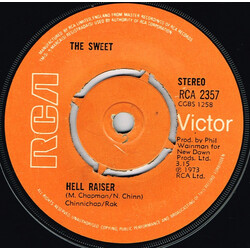 The Sweet Hell Raiser USED VINYL 7INCH 45 RPM SINGLE STEREO