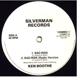 Ken Boothe Bad Risk USED VINYL 12INCH 45 RPM
