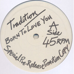 Tradition Born To Love You USED VINYL 12INCH 45 RPM PROMO