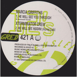 Marcia Griffiths / Xterminator Crew He Will See You Through USED VINYL 12INCH