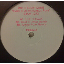 Big Daddy Kane Hold It Down / Uncut Pure USED VINYL 12INCH WHITE LABEL PROMO