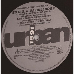 Ed O.G & Da Bulldogs Be A Father To Your Child USED VINYL 12INCH PROMO