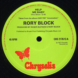 Rory Block Help Me Baby USED VINYL 12INCH 45 RPM