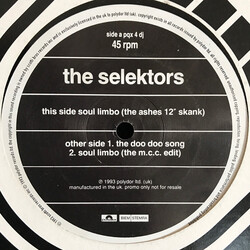 The Selektors Soul Limbo USED VINYL 12INCH PROMO
