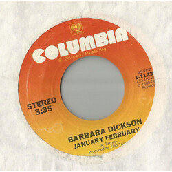 Barbara Dickson January - February USED VINYL 7INCH SINGLE 45 RPM