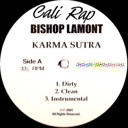 Bishop Lamont Karma Sutra / Body Language USED VINYL 12INCH SINGLE PROMO 33 S RPM