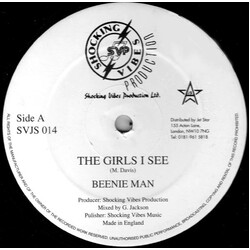 Beenie Man The Girls I See / Version USED VINYL 12INCH 45 RPM