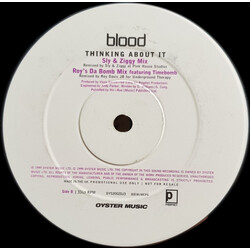 Blood Thinking About It USED VINYL 12INCH PROMO