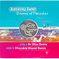 Tommy Gee Drums Of Thunder (Remixes) USED VINYL 12INCH SINGLE