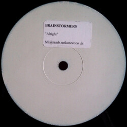 Brainstormers (3) Alright USED VINYL 12INCH WHITE LABEL