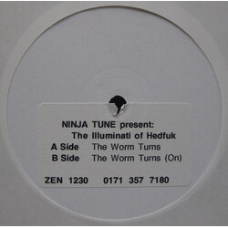 The Illuminati Of Hedfuk The Worm Turns USED VINYL 12INCH SINGLE WHITE LABEL