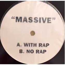 Unknown Artist Massive USED VINYL 12INCH PROMO 33 S RPM