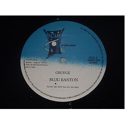 Buju Banton Grudge USED VINYL 12INCH 45 RPM