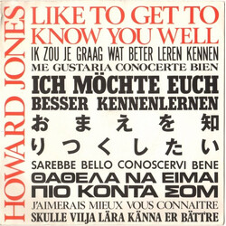 Howard Jones Like To Get To Know You Well USED VINYL 7INCH 45 RPM SINGLE STEREO