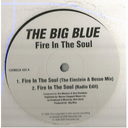 The Big Blue Fire In The Soul USED VINYL 12INCH PROMO