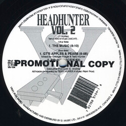 Terry Hunter Headhunter (Vol. 2) USED VINYL 12INCH PROMO