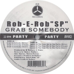 DJ Rob-E-Rob Grab Somebody USED VINYL 12INCH 33 S RPM