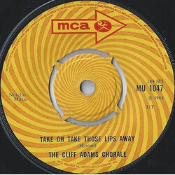 The Cliff Adams Singers Take Oh Take Those Lips Away USED VINYL 7INCH
